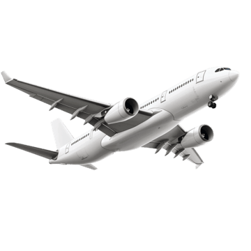 pngtree realistic passenger airplane in mid flight isolated on transparent background png image 15788014